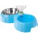A bowl for animals with a Bradex 31.5x18x6 cm, stainless steel, plastic, blue