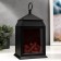 Nightlight "fireplace" led black 16x14x26 cm