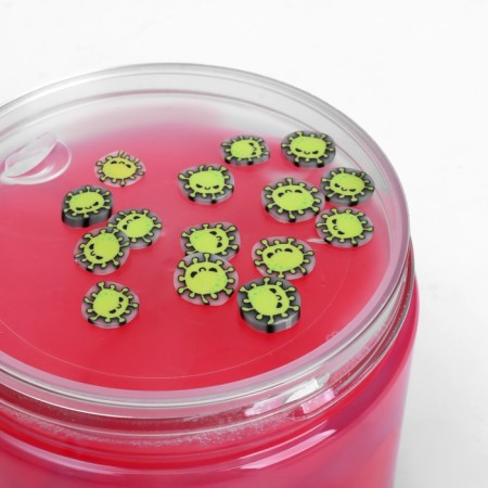 Two -layer slime "Sea" with charming, red, 350 g-4