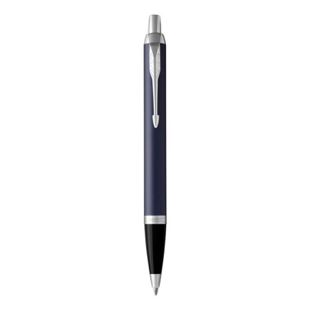 Ballic handle Parker Im Core Matte Blue Ct M, Brave Matte/ Chrome Boetry, Blue Ink-3