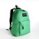Young backpack from the textiles with lightning, external pocket, light color