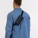 Men's purse-clate on the zipper Textura, black color