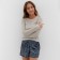 Home Home (Longsliv and Shorts) KAFTAN "velvet" set, 40-42, gray/pigeon