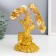 Bonsai Cash tree "Golden toad on coins" 90 coins 18.5x18x9.5 cm