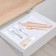 Tray for cutting devices sliding, white color