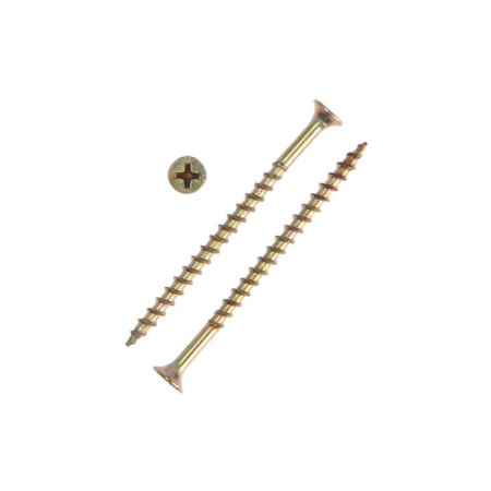 Self -cut through 3.8x65 mm, hide, large thread, pH slot, yellow zinc, 3330 pcs, 12 kg