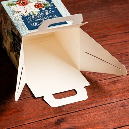 Gift box "Happy New Year", 12.4 x 13.4 x 15.6 cm-2