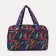 Road bag on lightning, 2 outer pockets, long belt, black/lilac color