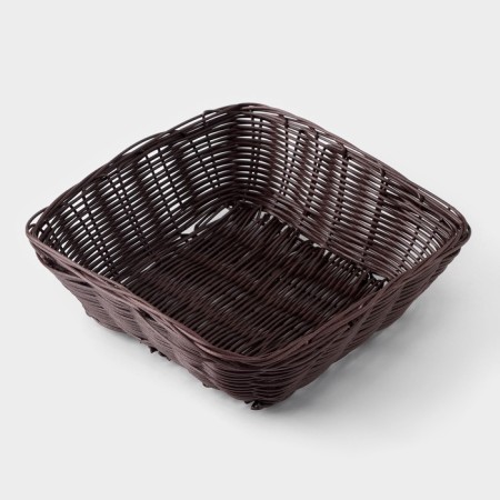Basket for fruits and bread of the share "Choco", 20 × 20 × 6.5 cm-2
