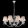 Maytoni ARM013-08-W, 8HE14, 40W, 75x75x88 cm, white antik color