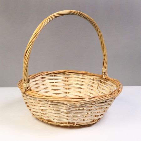 Wicker basket, 36 x 12/35 cm, willow-1