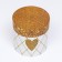 Set of round boxes 5V1 "Golden Heart", 25 × 25 ‒15 × 15 cm