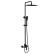 The Lemark Ursus LM7260BL shower system, one -leaf, tropical shower, watering can, black