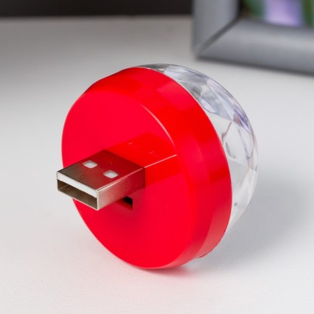 Night "Crystal" Led usb RGB MIX 4x4x4.3 cm Risalux-5
