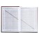 The diary half -dated for 4 years A5, 192 leaf "Bordeaux leather", silk, hard cover