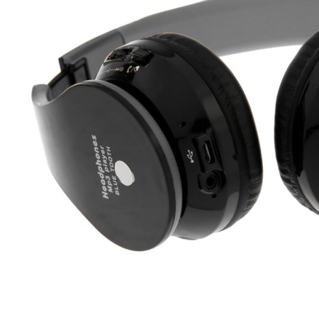 Luazon RX-10 headphones, wireless, invoices, Microsd, FM, folding, black-4