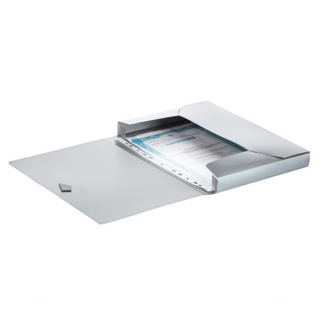 A4 elastic band, 800 μm, Calligrata Top "Mistral", Koreshok 40 mm, up to 300 sheets, silver-2