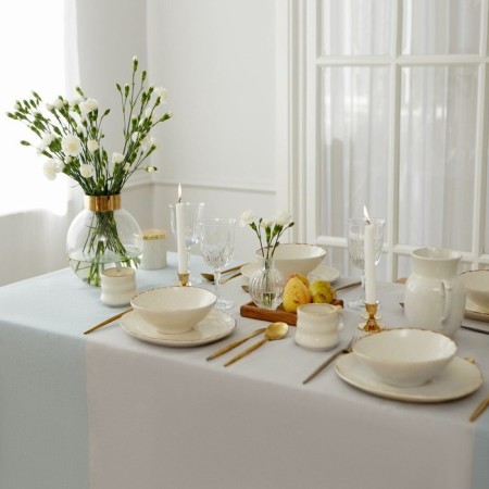 The tablecloth "Ethel" 240x165 cm, col. gray-blue, 100% cotton, 163 g/m2-7