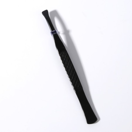 Direct, wide tweezers, 9 cm, black color-5