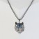 Pompeii pendulum and third eye, blue in black silver, 70 cm