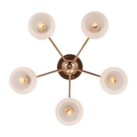 Ceiling lamp 5x60W E14, size 58x58x23 cm-1