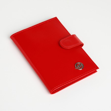 Cover for auto documents on the button, textura, red color-2