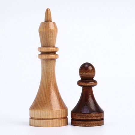 Chess figures are tournament, wood, king 10.5 cm, d-3.5, paw 5.6 cm, d-3 cm-2