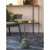 Coffee table Kaya, 408 × 408 × 530 mm, golden / green color