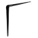 Tundra bracket, 250x200x0.9 mm, black, 1 pc.