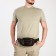 Board belt on lightning, brown color