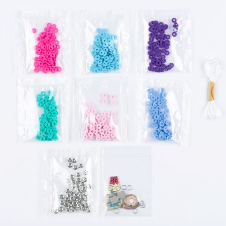 Set for creativity. Do -it -yourself jewelry "Beads Heishi. Berries"-2