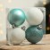 New Year's Christmas Balls “Ceaters and Cozy!”, For New Year, plastic, d = 6, 4 pcs., Blue and white color
