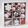 Set of jewelry plastic 20 pcs "festive" beige white