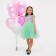 Dress children's elegant with sequins KAFTAN, p. 28 (86-92), green