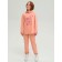 Sweatshirt for girls, height 122 cm, peach color