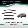 Defly window deflectors for Toyota Duet (M100, M110), 1998-2004