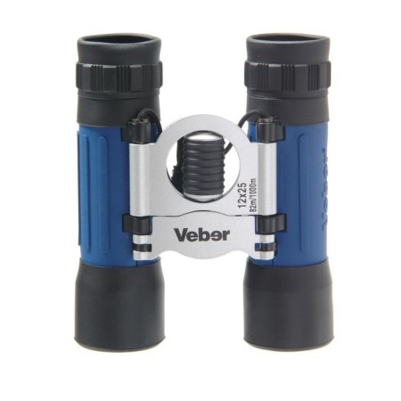 Binoculars VEBER SPORT New BN, 12 × 25, blue / silver color-2