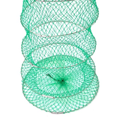 Namazu cage is round, reinforced cable 1x19. 7 rings, 18 threads, l = 140 cm, green, in the case-2