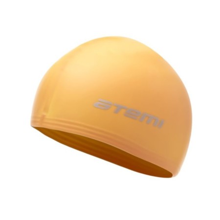 ATEMI TC304 swimming cap, children's, thin silicone, orange color