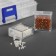 A set of jars for needlework, 24 pcs, 1.3 × 2.7 × 2.8 cm, in a container, 13 × 10 × 3.5 cm, the color is transparent