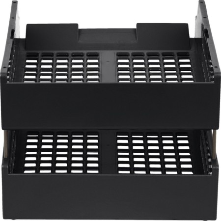 A set of boots for paper horizontal Strong 2 pieces, on metal rods, black-5