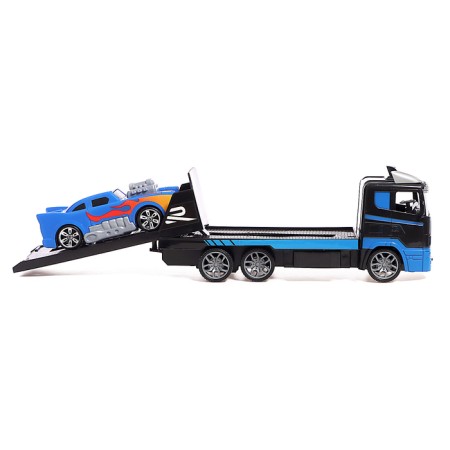 Avtobos truck, radio management, with a machine, blue-5