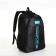 Youth backpack on a zipper, 4 pockets, black/blue color