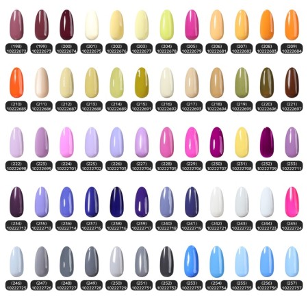 Simple nail polish gel, 3 phase, 10 ml, led/uv, color (262)-6