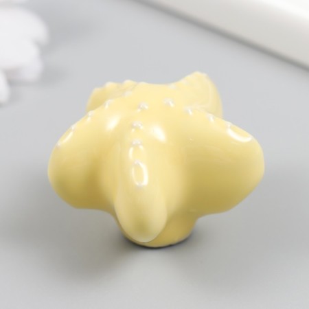 Pen for the casket ceramics, metal "Moskaya star" yellow 4.6x4.6x3.3 cm-1