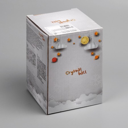 LED figure "A ball with a snowman and a bear" 10 × 14.3 × 10 cm, plastic, USB, glow warm white-6