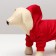 Options for animals "Firefighter", fleece, XS (DS 18-20, Osh 24, OG 27-30 cm) Red Red
