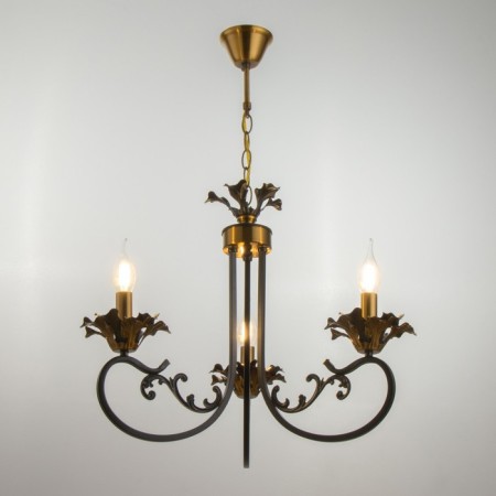 Madfi chandelier 3he14 40W black and gold 55x70x55 cm Bayerlux-1