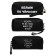 Penal is soft, 1 compartment, 80 x 215 x 50 mm, voluminous, Devente "white in black", artificial leather with a pen, mix