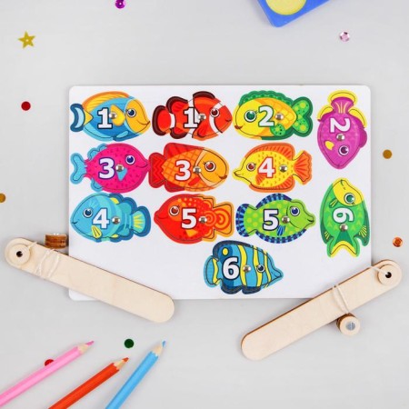 Magnetic fishing for children "fish"-1
